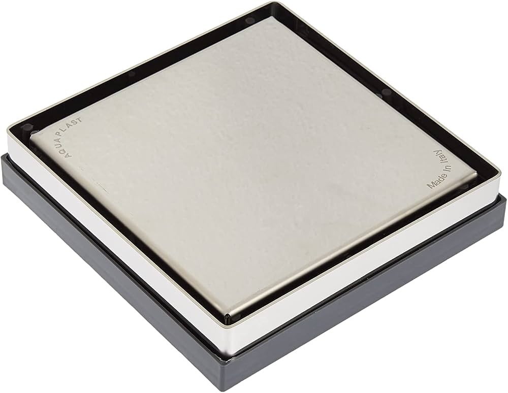 Aquaplast Q1515 Floor Drain with Cover – 15 × 15 cm Bathroom Drain