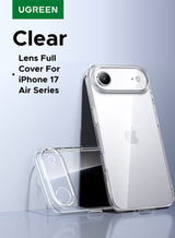 iPhone Air Case Full-coverage Phone Case Military-Grade Drop Protection iPhone Air Cover Delay Yellowing Wear-resistant Anti Scratch & Fingerprint 17 Air Case Ultra Slim Extra Raised Edge