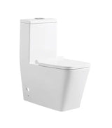 6266 - Single Piece S Trap White -250MM