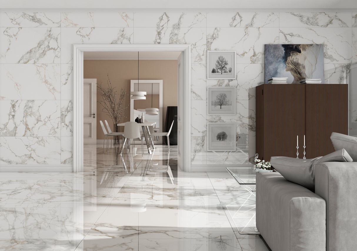 Luar White Porcelain Tile