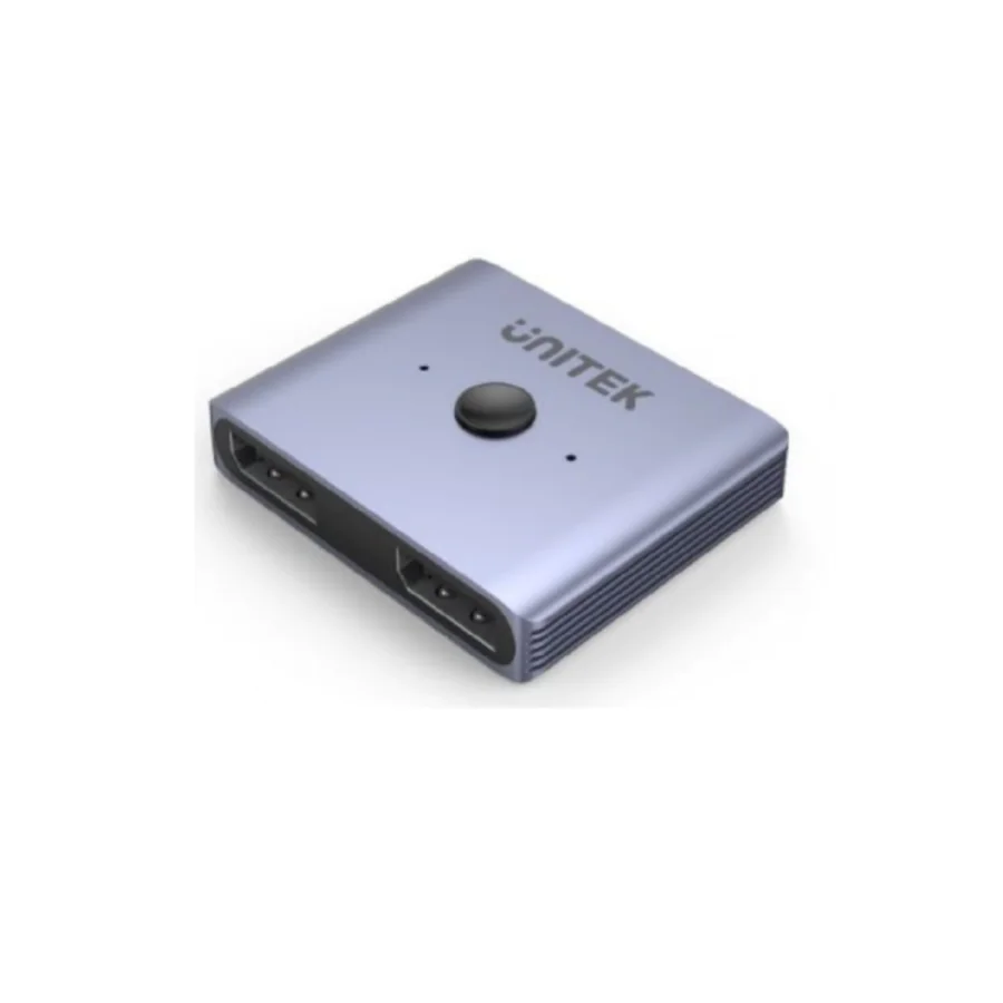 UNITEK Display Port Switch 2 IN 1/1 IN 2 Out (8K - 60Hz)