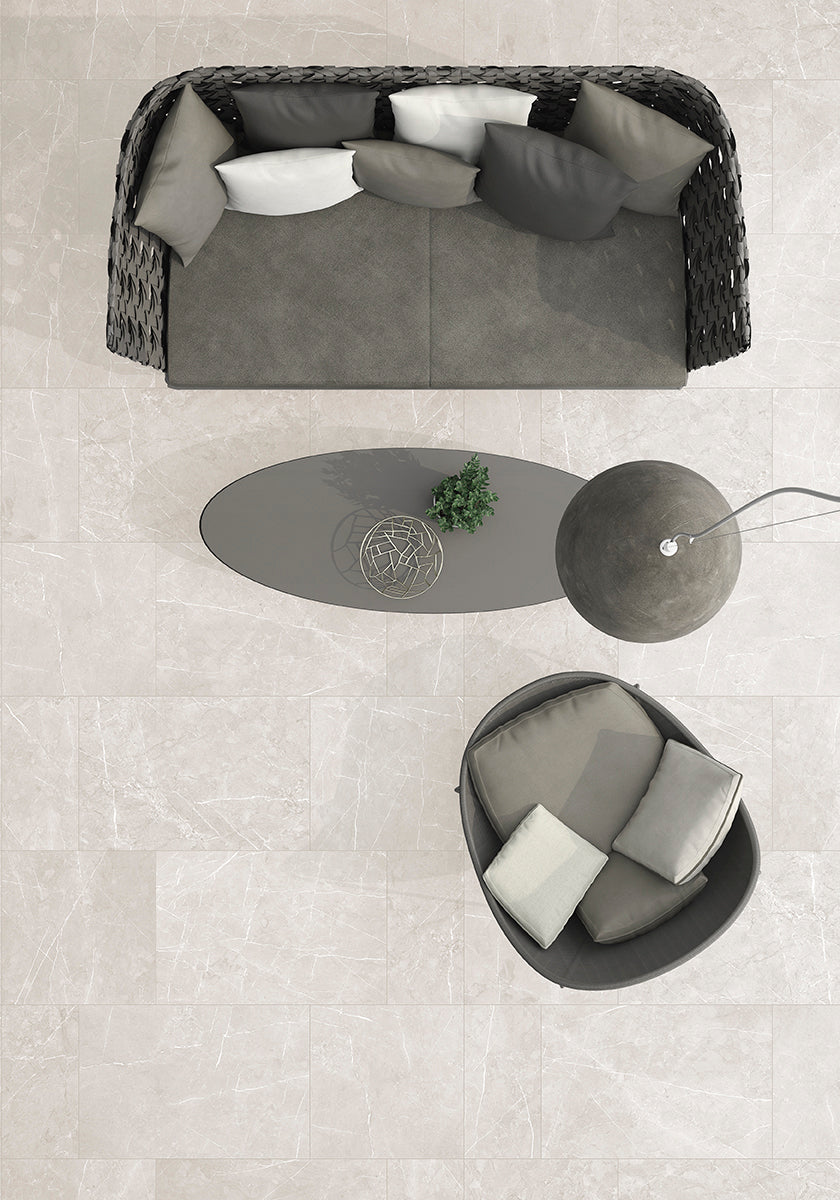Tile Nevada White 600x600