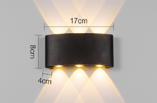 BDA-119B Outdoor Wall Lights 6W