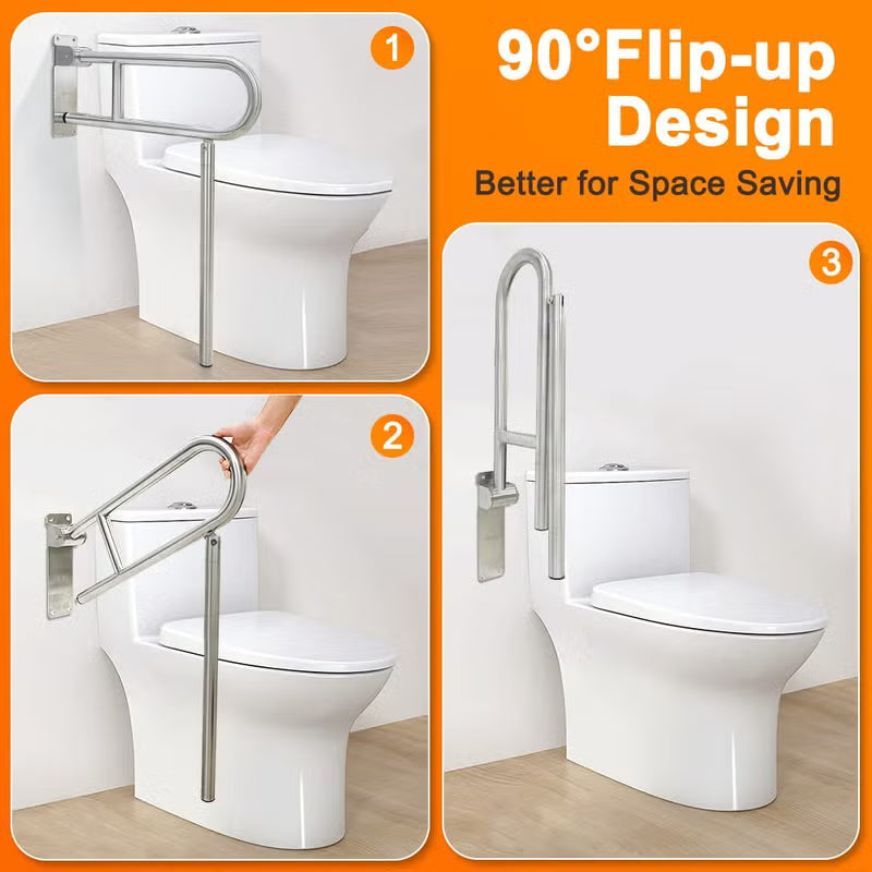 Flip Up Grab Bars for Bathroom