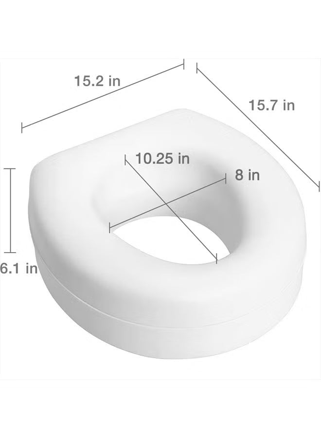 Raised Toilet Seat Riser – Standard Round Toilets