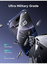 2-Pack for iPhone 17 Pro Screen Protector, 9H Hardness, Military-grade Shockproof, Ultra HD Clear Tempered-Glass with Easy Installation Tool, Anti-Fingerprint, Scratch Resistant, Case Friendly -