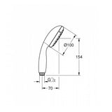 Grohe Tempesta 100 Hand Shower – 1 Spray