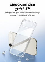 3 in 1 for iPhone Air Case, Built in 4 L-Arc Airbags, Military-Grade Protection, Ultra Clear, Shockproof iPhone Cover, with 2-Pack Ultra HD Screen Protector, Slim Case for Air 6.5"