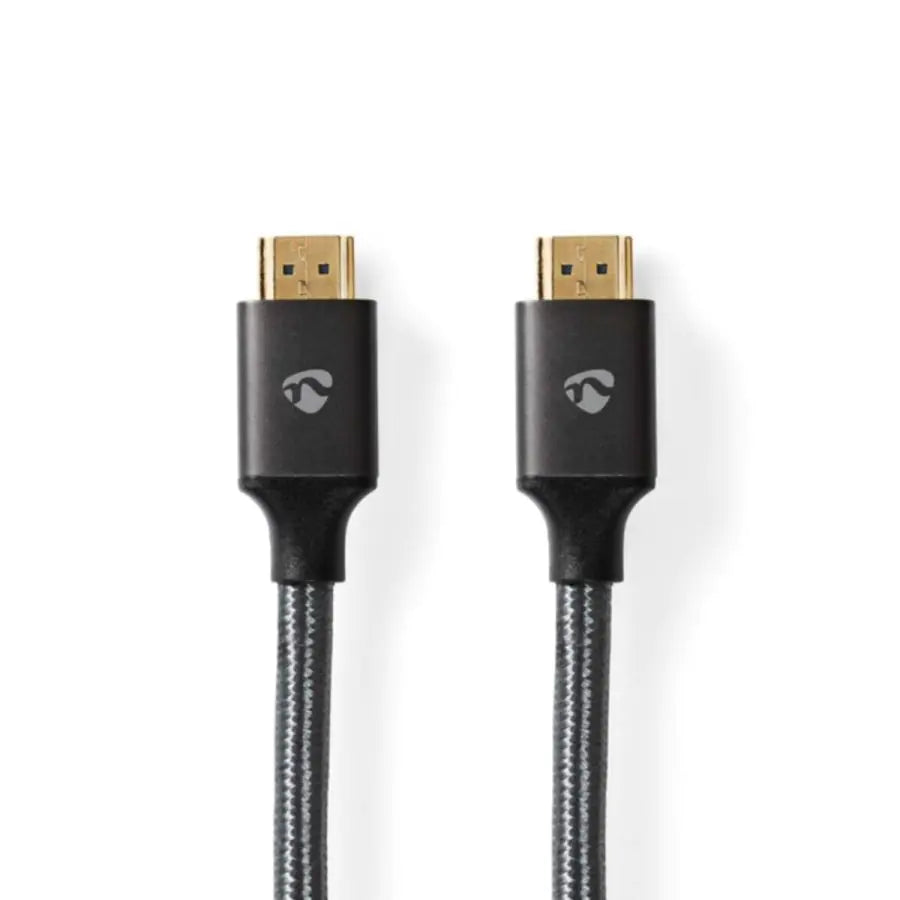 كابل NEDIS عالي السرعة HDMI مع إيثرنت، يدعم دقة 4K بمعدل 60 هرتز - سرعة نقل بيانات 18 جيجابت في الثانية، طول 5 أمتار 