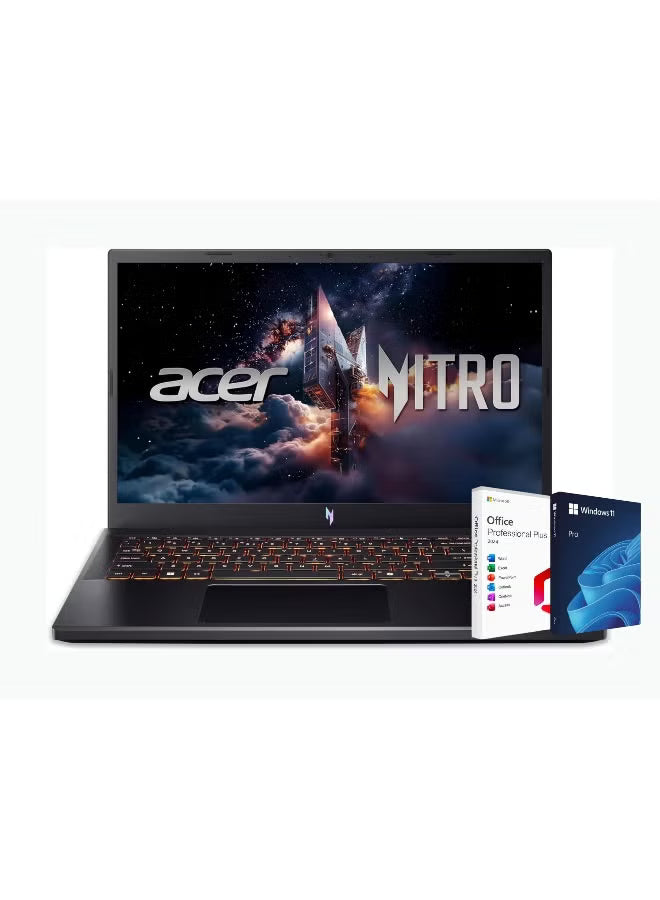 Acer Nitro 15 Gaming Laptop – Core i9-13900H, 16GB RAM, 1TB SSD, 15.6-Inch FHD 165Hz, RTX 5060 8GB, Windows 11 Pro