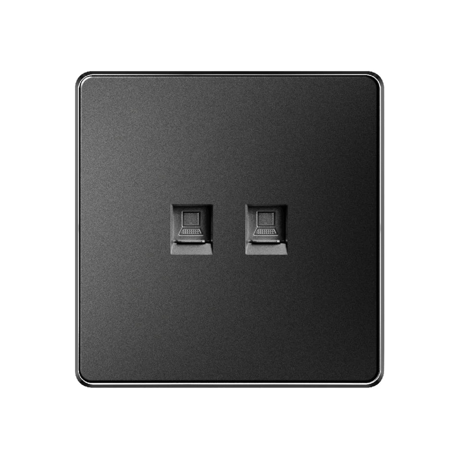 FE440 V7 Black V7-054 Double Data Socket
