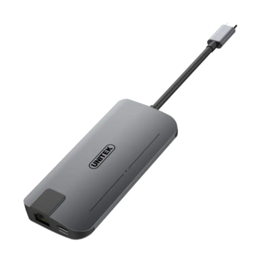 موزع منافذ USB 3.1 من النوع C متعدد المنافذ من UNITEK مع خاصية توصيل الطاقة 