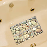 ChezMax Cobblestone Bath Treads Stickers