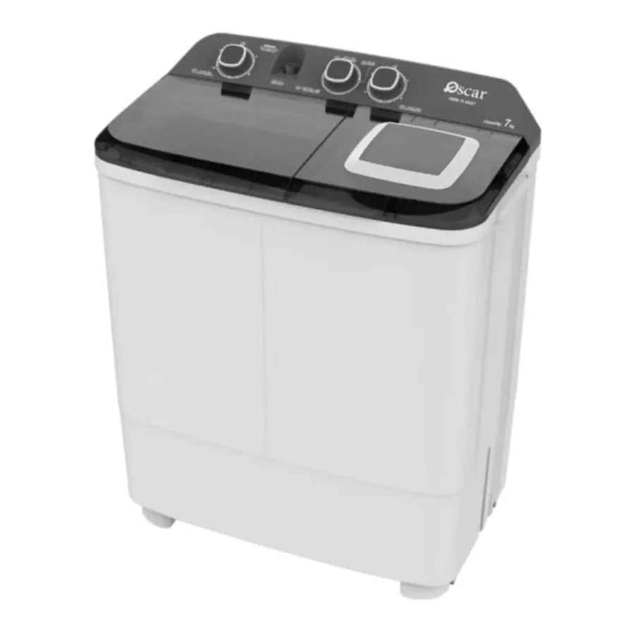 OSCAR 7Kg Twin Tub Semi-Automatic Washing Machine