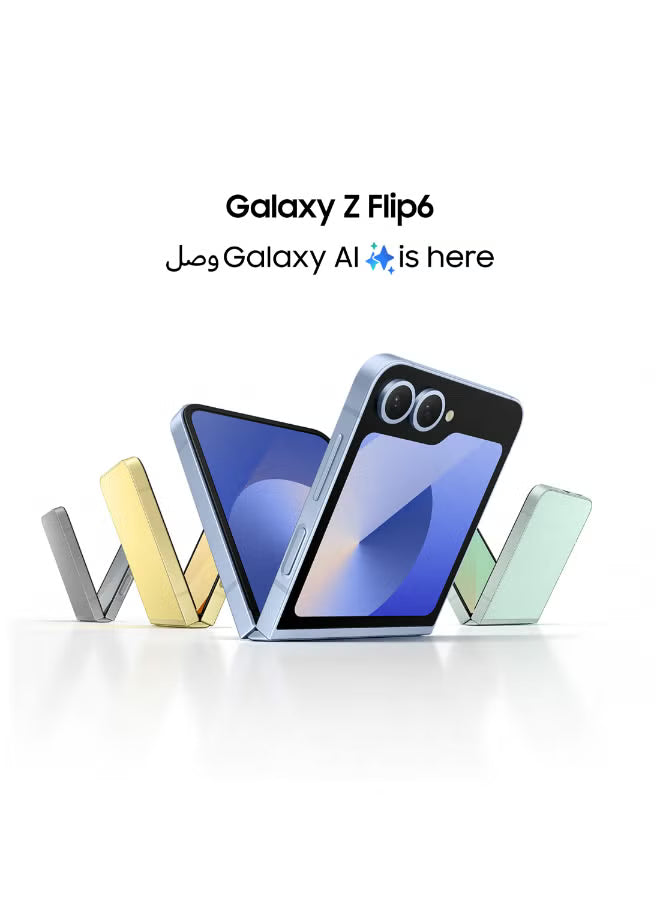 Galaxy Z Flip 6 Single SIM + eSIM Blue 12GB RAM 512GB 5G - Middle East Version