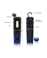 CPL-T20 Toby’s COB LED Workshop Inspection Light with Hook & Magnetic Holder – Double Power LED Camping Lamp