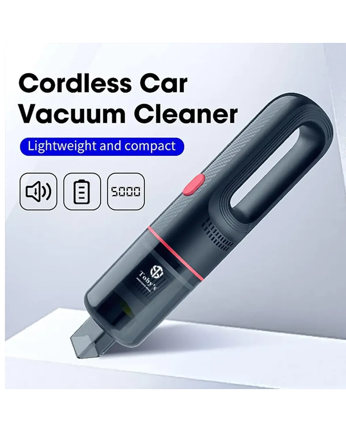 Tobys VC-02 Handheld Car Vacuum Cleaner, 3500 Pa