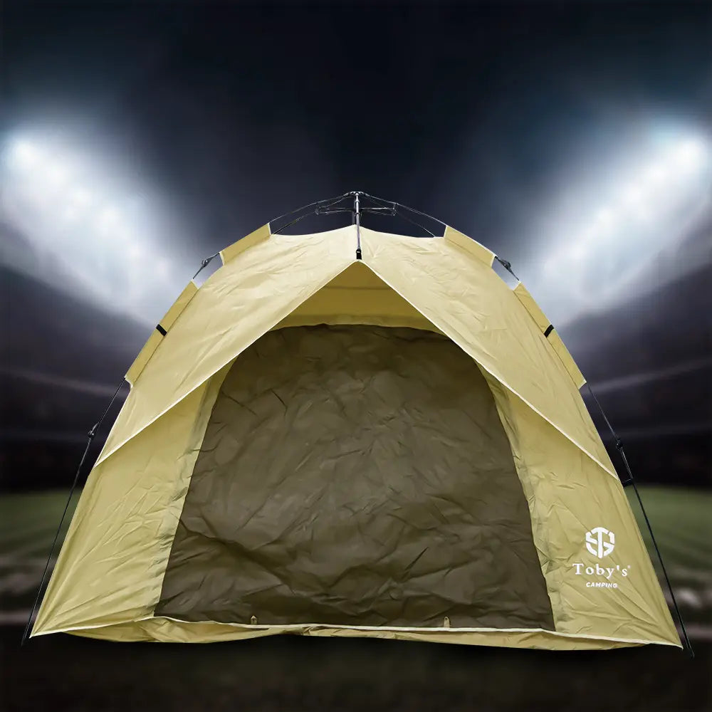 Toby’s New 4 Person Automatic Pop Up Camping Tent – 260 × 260 × 155 cm Outdoor Tent