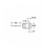 GROHE Eau2 Pneumatic Push Button Actuation