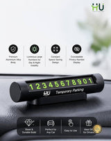 HDR-1006 Aluminum Alloy Car Parking Card