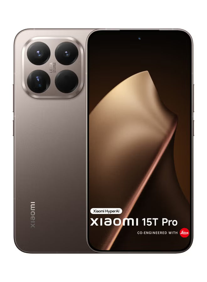 15T Pro Dual SIM+eSIM Mocha Gold 12GB RAM 512GB 5G - Global Version