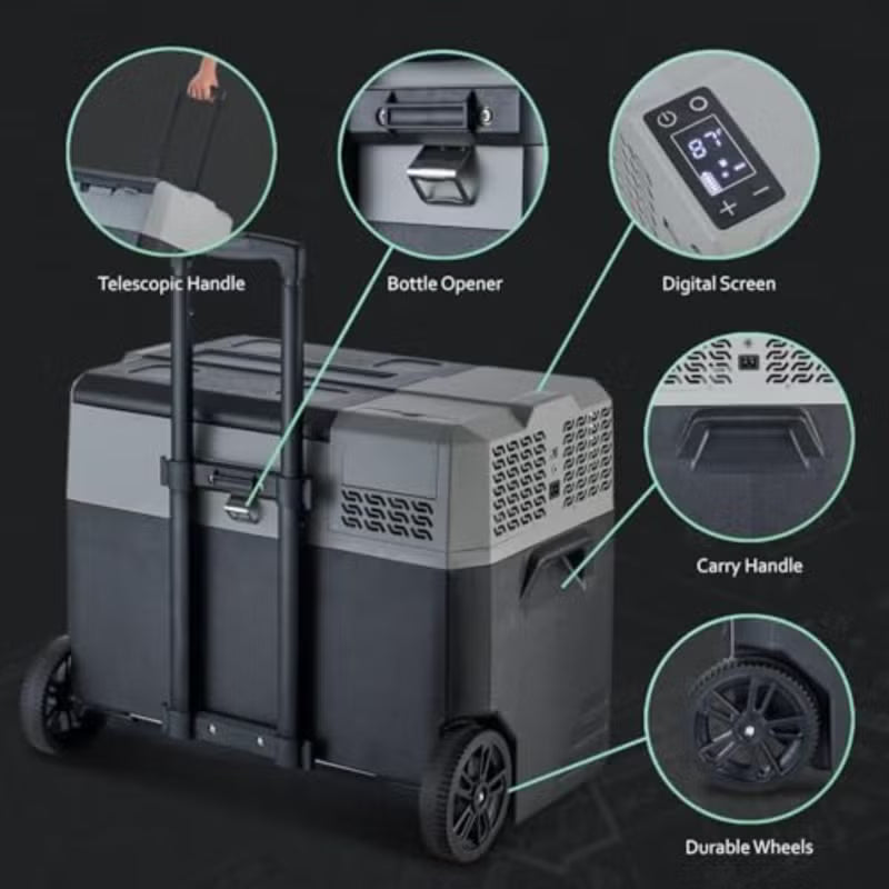 Toby’s TR-52 – 52L Portable Mini Freezer 12V Refrigerator for Camping & Travel