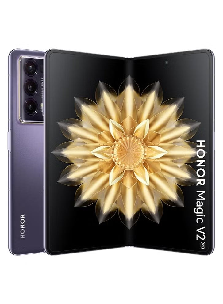 Magic V2 Fold Dual SIM 16GB RAM 512GB ROM Purple 5G - International Version