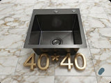 Black Kitchen Sink 40x40