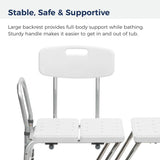Drive Medical Splash Defense Tub Transfer Bench