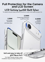 iPhone Air Case Full-coverage Phone Case Military-Grade Drop Protection iPhone Air Cover Delay Yellowing Wear-resistant Anti Scratch & Fingerprint 17 Air Case Ultra Slim Extra Raised Edge