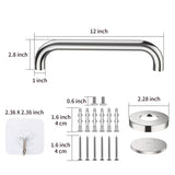 ZUEXT 12-Inch Stainless Steel Shower Grab Bar