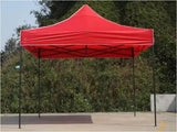 Waterproof Pop-Up Tent Canopy Cover – Red 3x3m