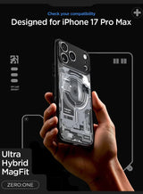 Ultra Hybrid MagFit iPhone 17 Pro Max Case Cover with MagSafe (2025) - Zero One Black
