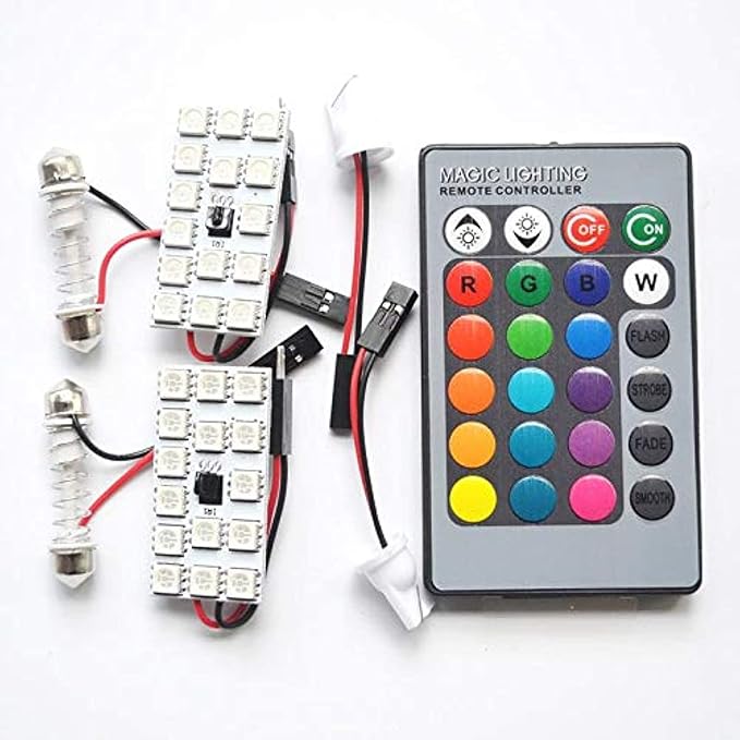 Tobys RGB Roof LED Light 12SMD