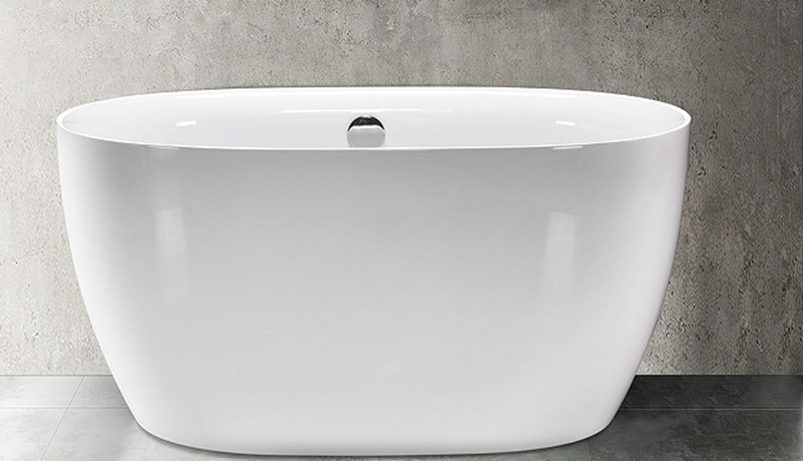 Acrylic Bath Tub C-3249 (72x120x60 cm, Brass Drain)