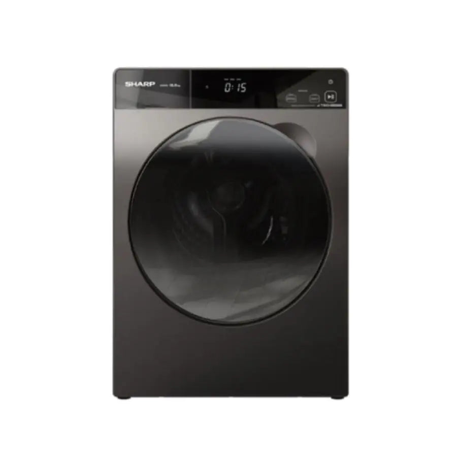 SHARP Front Load Washing Machine (12.5Kg, Dark Silver)