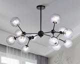 66009-12 Steel Glass Pendant