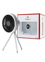 CPL-T16 Toby’s 3-in-1 Tripod Fan with Light for Outdoor Camping – Grey