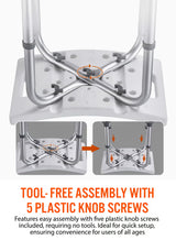 Adjustable Height Shower Stool