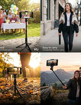 HAC-1056 Multifunctional Selfie Stick with 720° Rotation & 1.7 m Extension