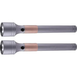 GEEPAS  2 Pcs Rechargeable Water Proof Led Flashlight 3000 Mah Super Bright Light