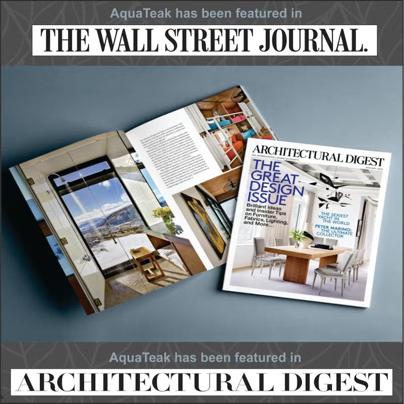 AquaTeak 18" Sumba Teak Shower Bench