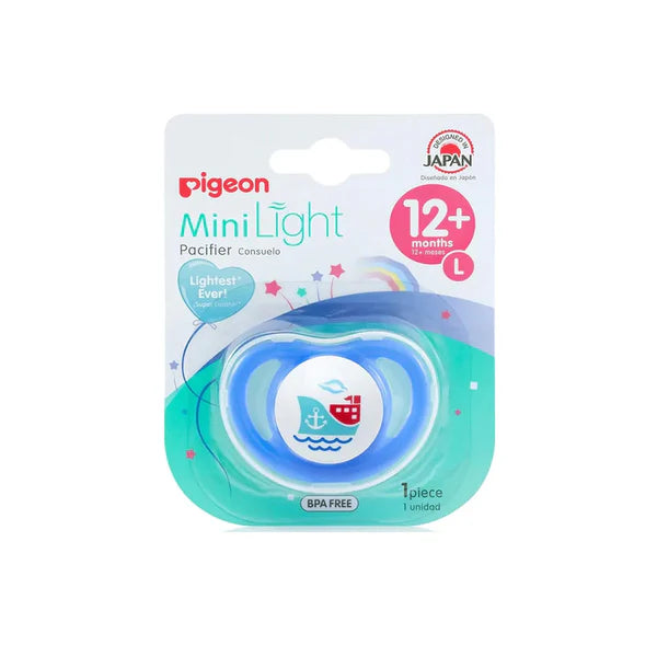 Pigeon Minilight Pacifier Single - Boy Ship