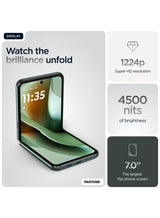 Razr 60 Ultra 5G Dual SIM Scarab 16GB RAM 512 GB With Free (Moto Buds Plus + 6 Months Screen Damage Protection) - Middle East Version