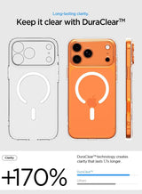 Ultra Hybrid MagFit iPhone 17 PRO Case Cover with MagSafe (2025) - Clear White