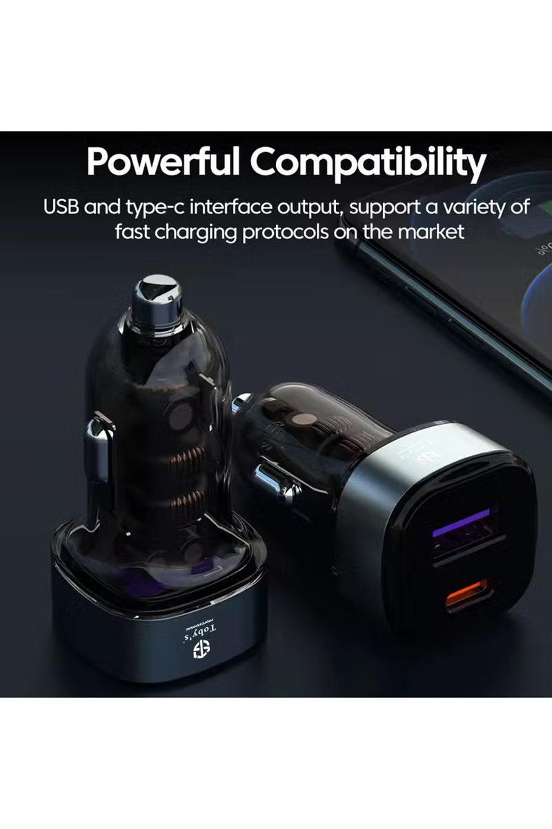 Toby’s CC-10 150W Max 3-in-2 Fast Charging Cable, Type-C, Lightning & Micro USB, 1.2m