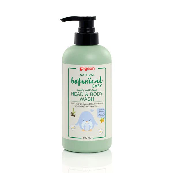 Pigeon Natural Botanical Skincare Head & Body Wash – 500ml