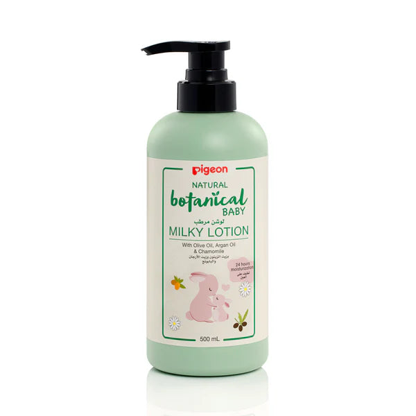 Pigeon Natural Botanical Baby Milky Lotion – 500ml