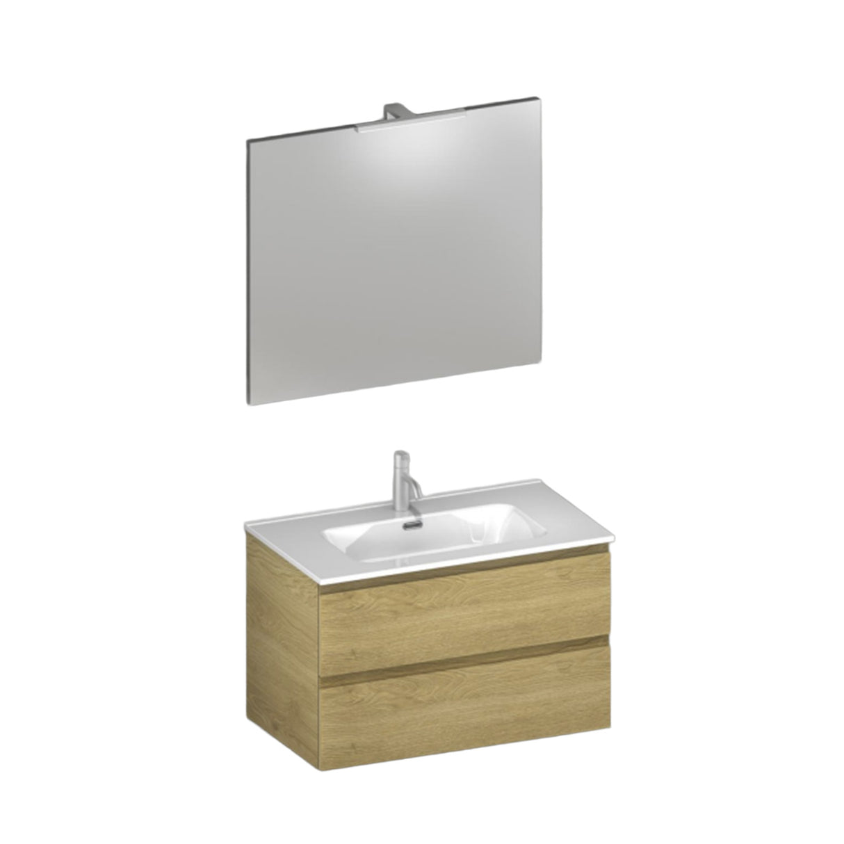 Rovere Dogato Naturale Vanity Bathroom Cabinet – 80cm
