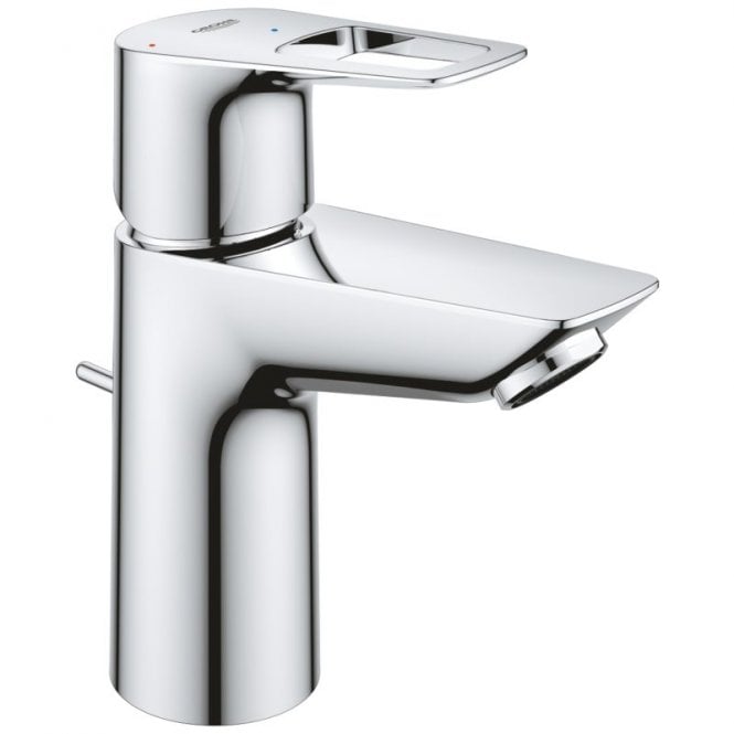 Grohe Bauloop S-Size Cold Start Basin Mixer Tap with Pop-Up Waste (Chrome)
